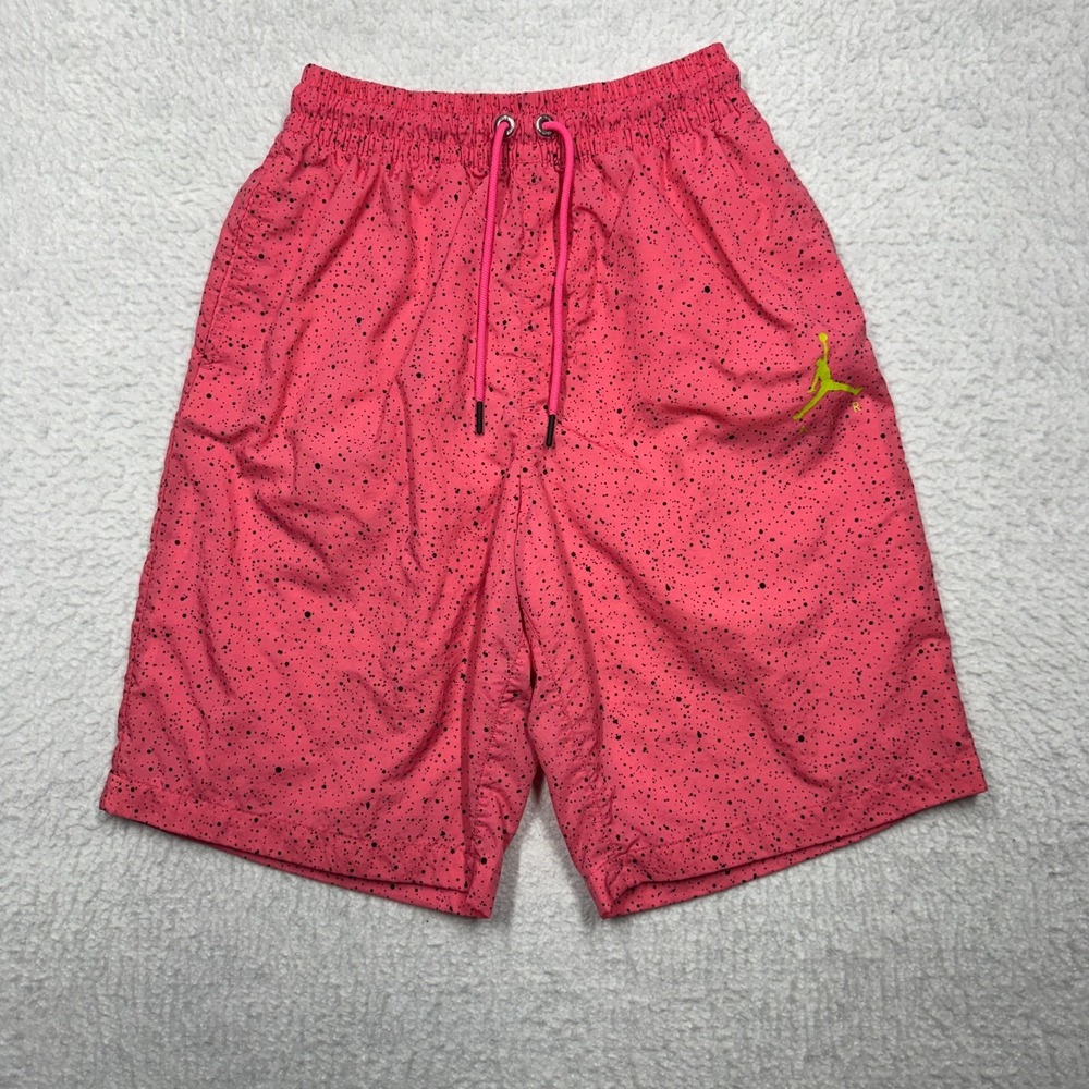 Nike Air JORDAN JUMPMAN CEMENT IV 4 Retro Poolside Swim Shorts CI9133-639 Small